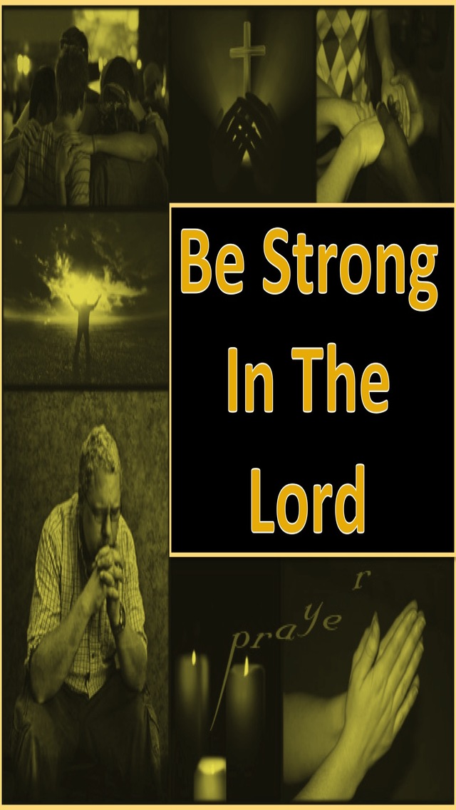 Ephesians 6:10 Be Strong In The Lord (yellow)